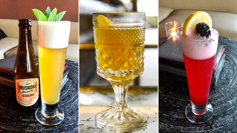 A compilation of beer-cocktails