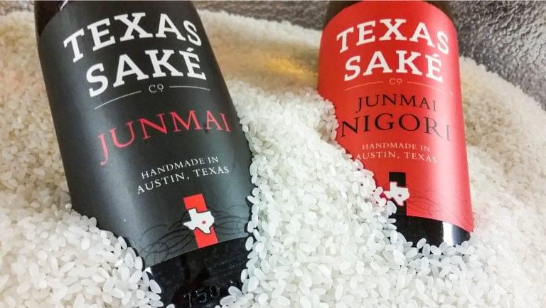 Texas Sake bottles