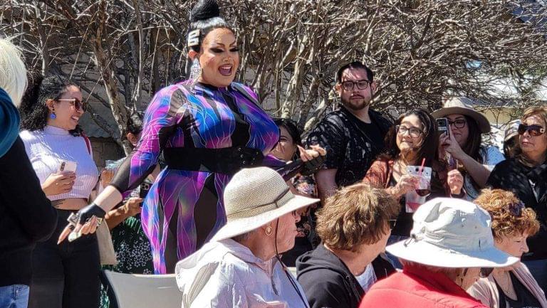 Drag queen performs at AZ Hops and Vines