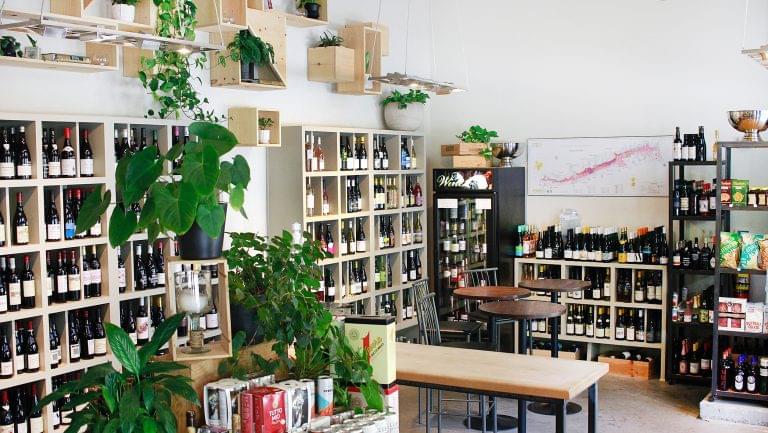 Interior photo of Parks Wine Shop